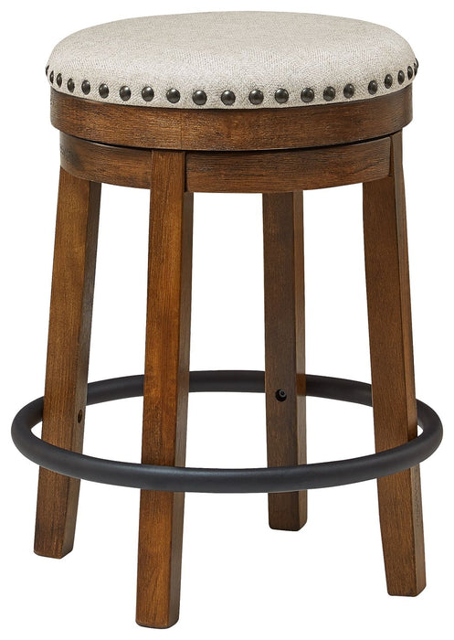 Valebeck - Upholstered Swivel Stool - Simple Home Plus