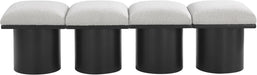 Pavilion - 4 Piece Modular Bench With Black Base - Simple Home Plus
