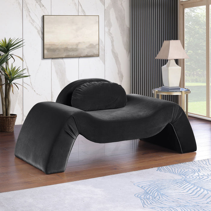 Austin - Velvet Accent Chair - Simple Home Plus