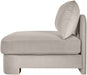 Hammond - Velvet Performance Fabric Upholstered Armless Chair - Simple Home Plus