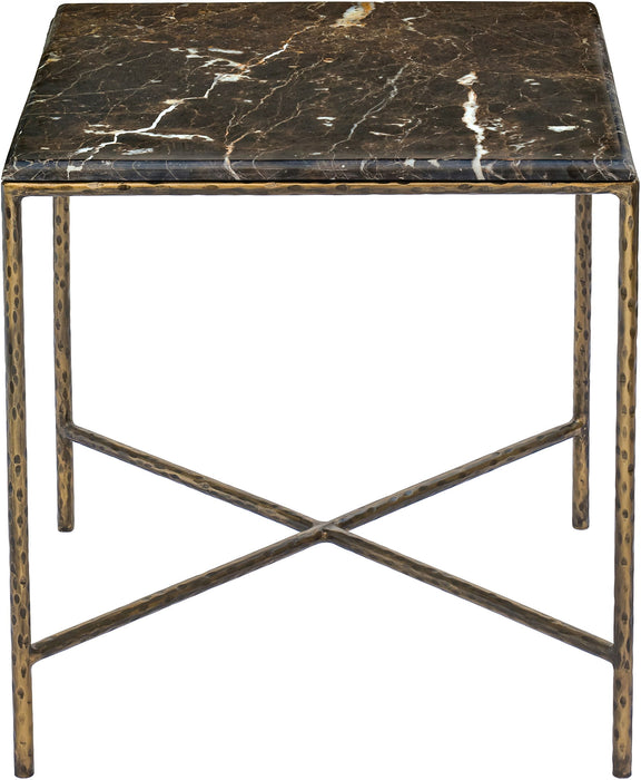 Valen - Marble And Iron Table - Simple Home Plus