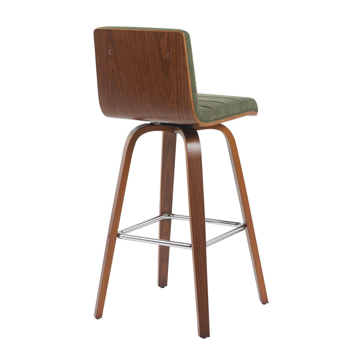 Vienna - Swivel Bar Stool - Walnut Base - Simple Home Plus