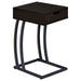 Troy - 1-Drawer C-Shaped Side Table Power Outlet - Simple Home Plus