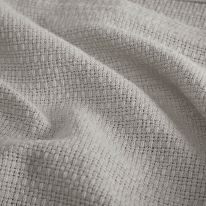 Freshspun Basketweave - Twin Blanket - Gray - Simple Home Plus