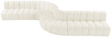 Arc - Velvet 8 Piece Curved Modular Sofa - Simple Home Plus