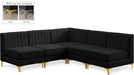Alina - 5 Piece Armless Sectional - Simple Home Plus