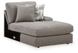 Lindon - RAF Corner Chaise - Smoke - Simple Home Plus