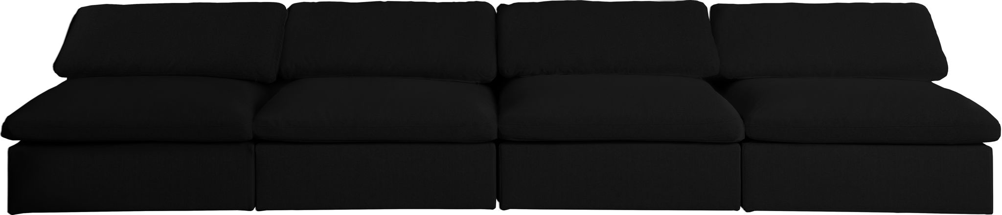 Serene - Modular Armless 4 Seat Sofa - Simple Home Plus