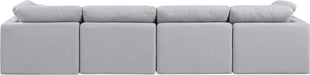 Indulge - Linen 4 Seat Modular Sofa - Simple Home Plus