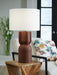 Rowandale - Brick Red - Metal Table Lamp - Simple Home Plus