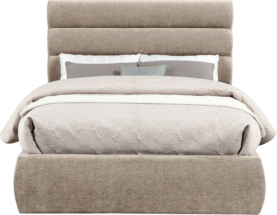 Adam - Chenille Fabric Bed With 52" Headboard - Simple Home Plus