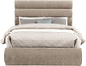 Adam - Chenille Fabric Bed With 52" Headboard - Simple Home Plus