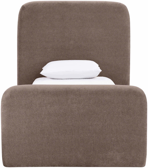 Fira - Chenille Fabric Upholstered Bed - Simple Home Plus
