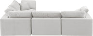 Comfy - 4 Piece Velvet Modular Sectional - Simple Home Plus