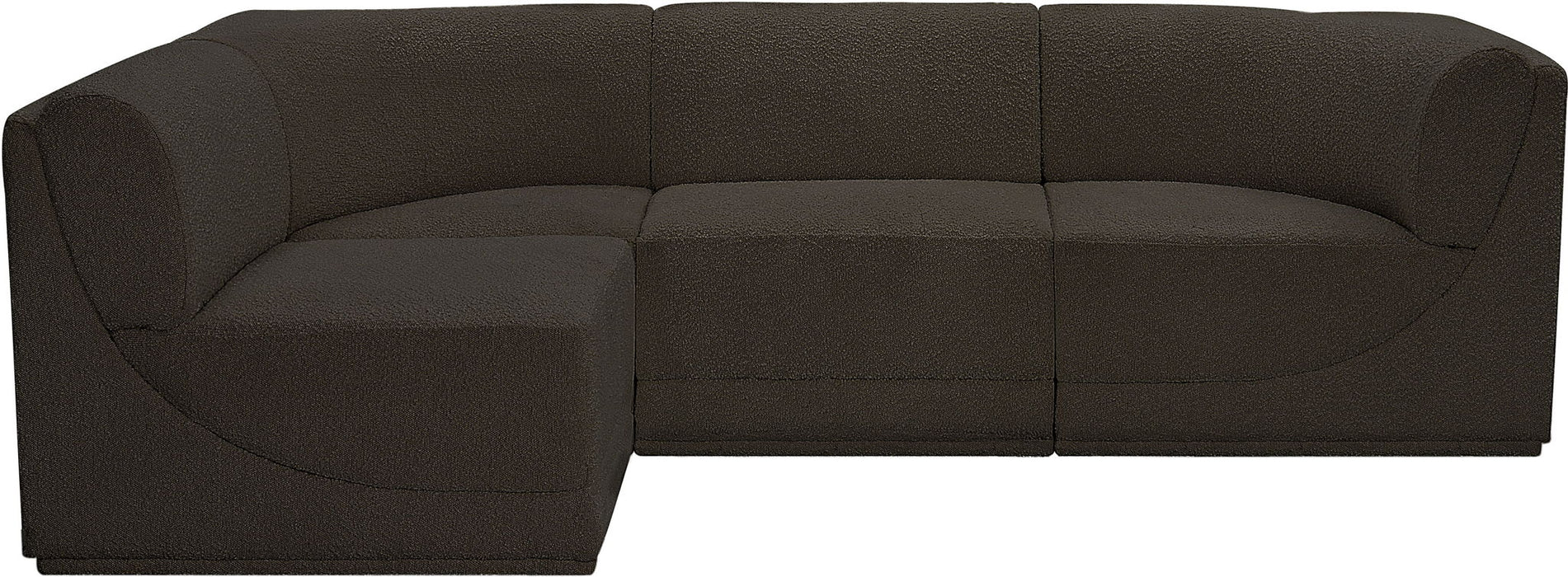 Ollie - 4 Piece Modular Sectional - Simple Home Plus