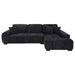 Octavia - Fabric Upholstered Sectional Chaise Sofa - Simple Home Plus