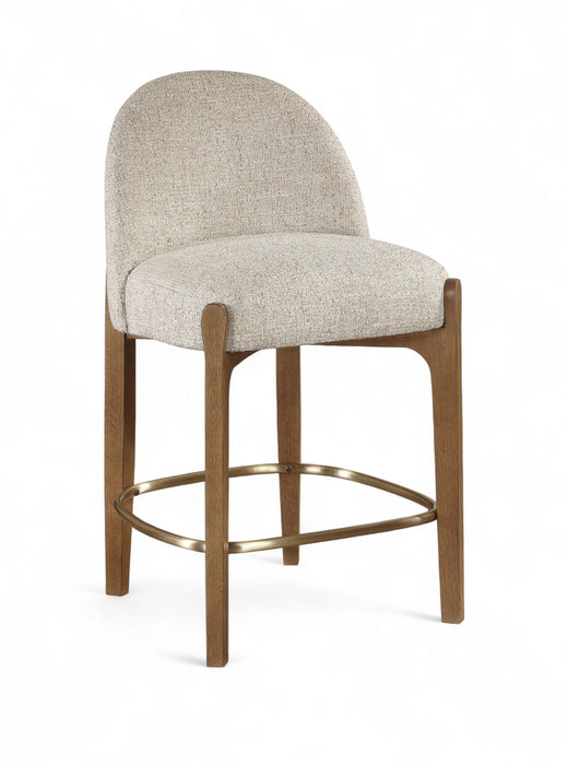 Torino - Counter Stool With Brushed Brown Base - Simple Home Plus