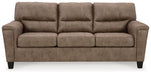 Navi - 3 Pc. - Sofa, Loveseat, Rocker Recliner - Fossil - Simple Home Plus