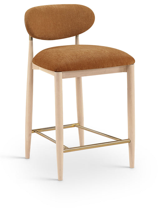 Riccio - Fabric Stool - Natural Frame - Simple Home Plus