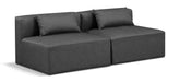 Cube - Modular 2 Seat Armless Sofa - Simple Home Plus