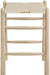 Santos - Backless Counter Stool With Stained Natural Base - Simple Home Plus