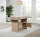 Kailani - Cane Counter Height Storage Dining Table - Beige Oak - Simple Home Plus