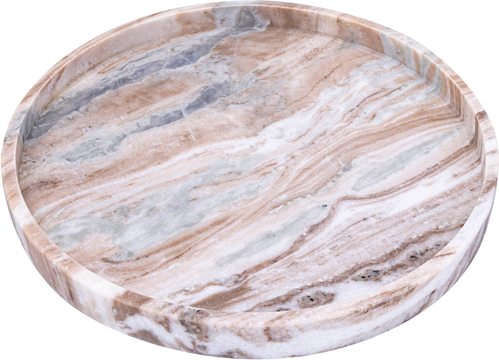 Barletta - Marble Round Tray - Simple Home Plus