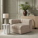 Rummi - Velvet Performance Fabric Upholstered Modular Corner Chair - Simple Home Plus