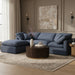 Indulge - Linen 4 Piece Modular Sectional With Chaise - Simple Home Plus