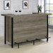Bellemore - Freestanding Home Bar Wine Cabinet - Gray Driftwood - Simple Home Plus