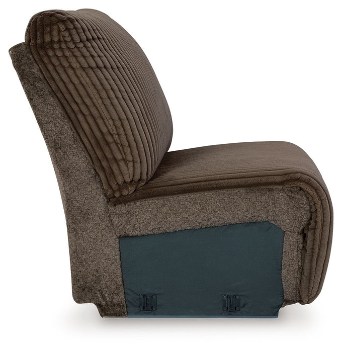 Top Tier - Armless Chair - Chocolate - Simple Home Plus