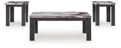 Jazmore - Dark Brown - Occasional Table Set (Set of 3) - Simple Home Plus