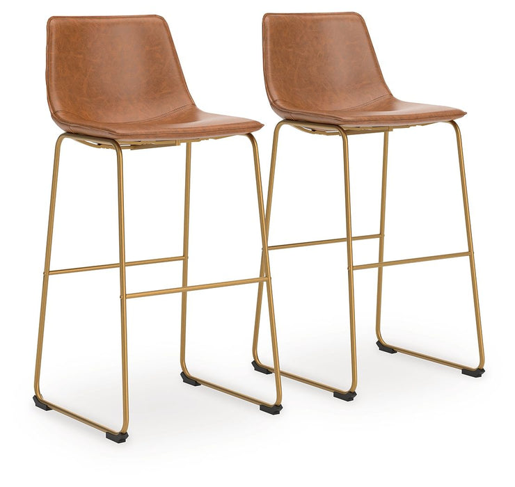 Ciabori - Tall Upholstered Barstool (Set of 2) - Simple Home Plus