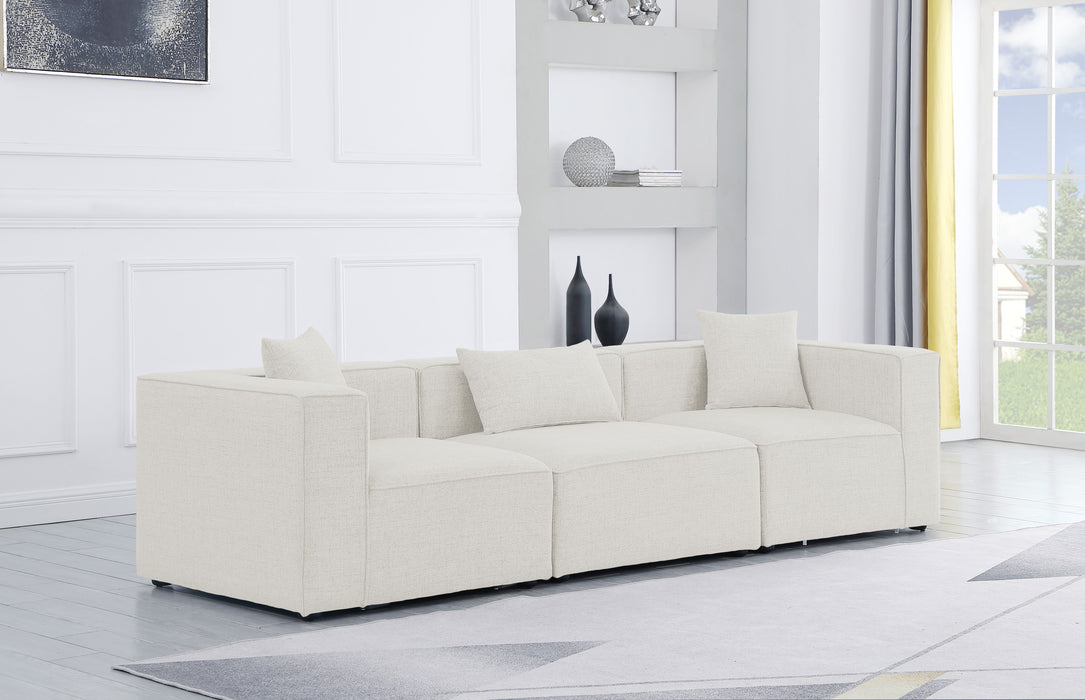 Cube - Linen Modular 3 Seat Sofa - Simple Home Plus