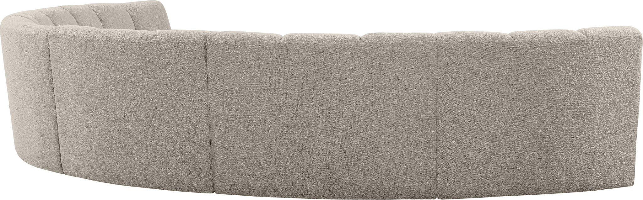 Infinity - 6 Piece Boucle Modular Sectional - Simple Home Plus