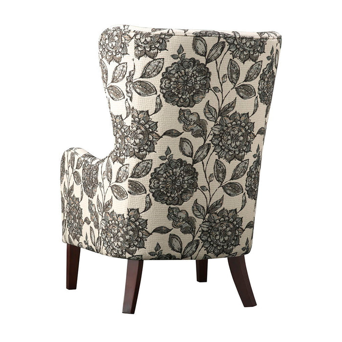 Arianna - Swoop Wing Chair - Multi - Simple Home Plus