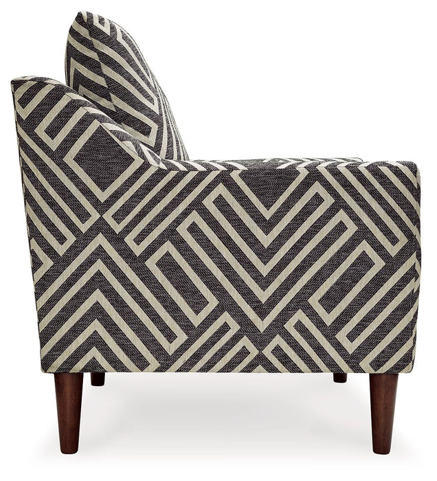 Morrilton Next-Gen Nuvella - Natural / Charcoal - Accent Chair - Simple Home Plus