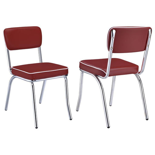 Retro - Upholstered Dining Side Chair (Set of 2) - Simple Home Plus