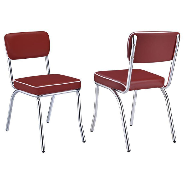 Retro - Upholstered Dining Side Chair (Set of 2) - Simple Home Plus