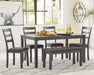 Bridson - RECT DRM Table Set (Set of 6) - Gray - Simple Home Plus