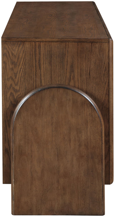 Elanor - Oak Veneer And Solid Wood Sideboard/Buffet - Simple Home Plus