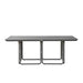 Dorado - 7-Piece Modern Outdoor Dining Set - Off-White / Gray - Simple Home Plus