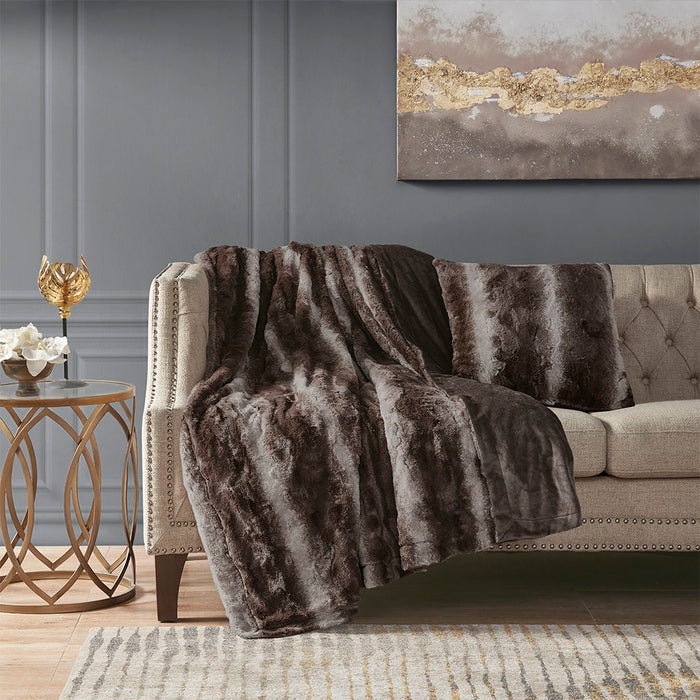 Zuri - Square Pillow - Brown - Simple Home Plus