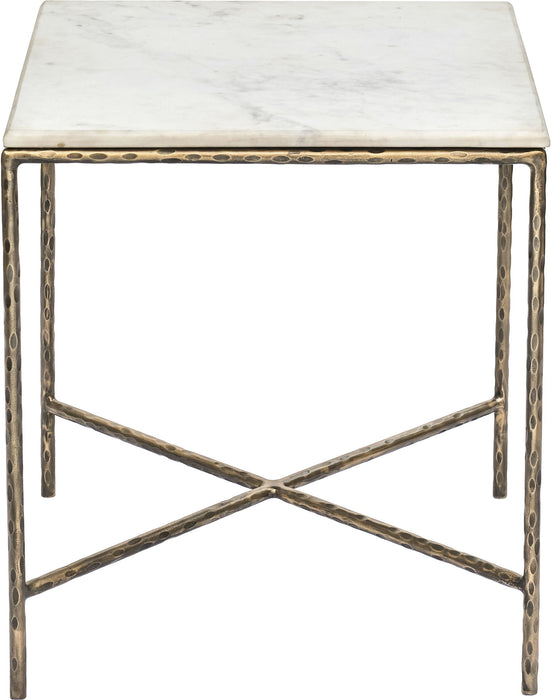 Valen - Marble And Iron Table - Simple Home Plus