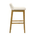 Annikah - Modern Transitional Wood Bar Height Kitchen Bar Stool - Simple Home Plus