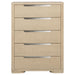 Ladera - 5-Drawer Bedroom Chest Of Drawers - Light Elm - Simple Home Plus