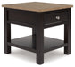 Drazmine - Brown - Rectangular End Table - Simple Home Plus