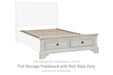 Robbinsdale - Full Storage Ftbd w/Roll Slats - Antique White - Simple Home Plus