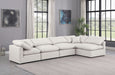 Indulge - Faux Leather 5 Piece Modular Sectional - Simple Home Plus