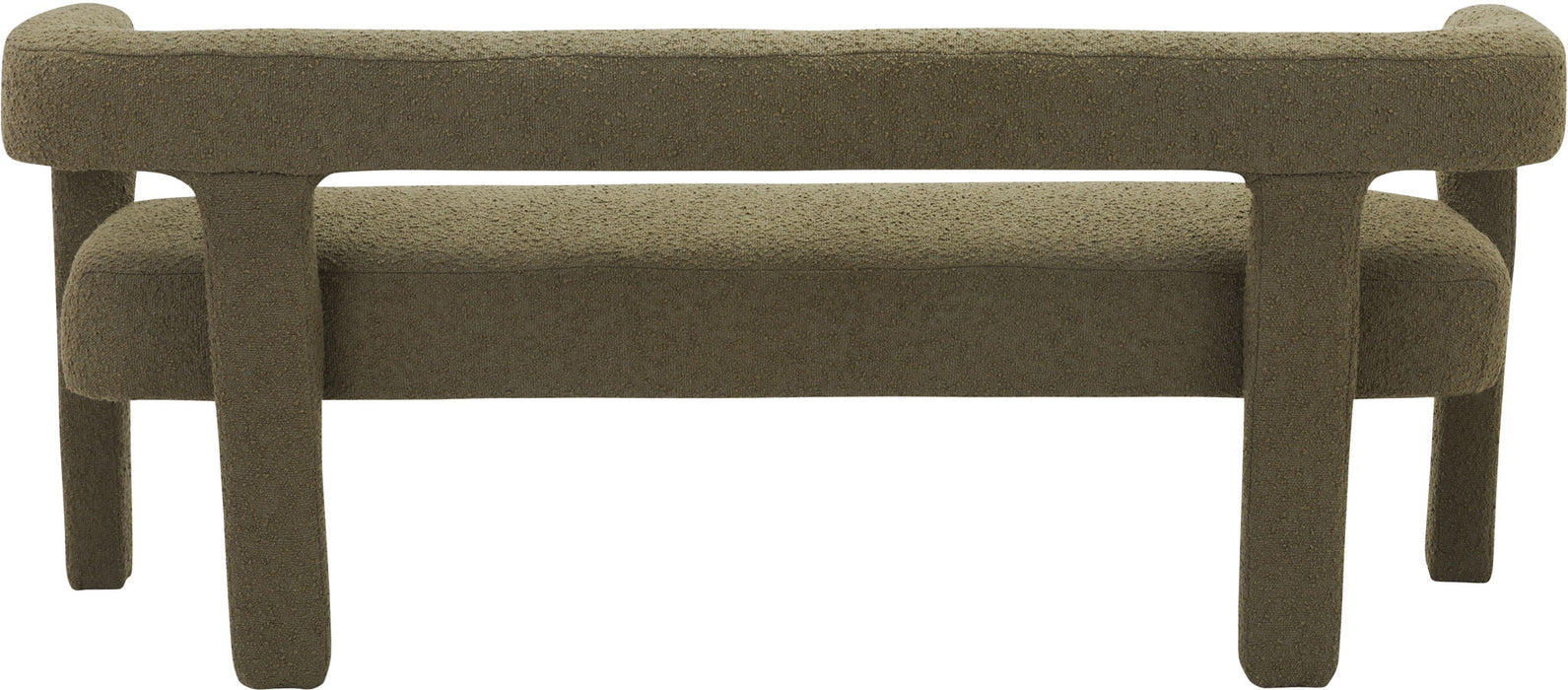 Athena - Boucle Fabric Bench - Simple Home Plus